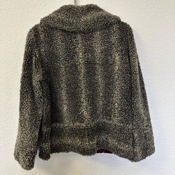 Vintage 60s Boerner's Curly Lamb Fur Coat Womens Size S? Gray Classic Winter - Picture 3 of 15